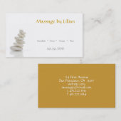 マッサージはIIに投石します 名刺 (正面/裏面)