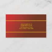 マッサージまたはくつろぎの名刺 名刺 (裏面)