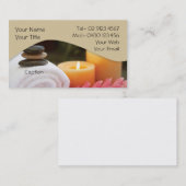 マッサージまたはくつろぎの名刺 名刺 (正面/裏面)