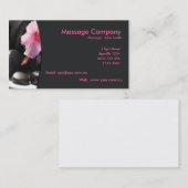 マッサージまたはくつろぎの名刺 名刺 (正面/裏面)