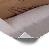 マッサージを受けている人 ポスター (角)