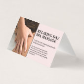 マッサージを受ける女性 (正面)