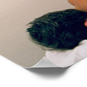 マッサージを受ける男性 ポスター (角)