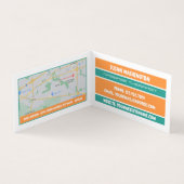 マッサージアイコン、マッサージセラピスト、パーラーロイヤリティ 名刺 (内部)