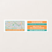 マッサージアイコン、マッサージセラピスト、パーラーロイヤリティ 名刺 (内部フラット)