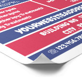 マッサージアイコン、マッサージセラピー、マッサージパーラー ポスター (角)