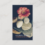 マッサージアロマセラピー美しいサロンエステティシャン 名刺 (正面)