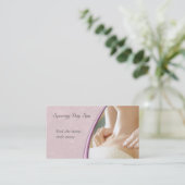 マッサージエレガントセラピー名刺 名刺 (スタンド正面)