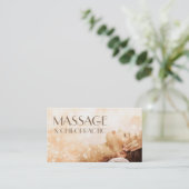 マッサージカイロプラクティック体&ソウルセラピー きらめく 名刺 (スタンド正面)