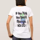 マッサージシャカスタマイズツ – Tシャツ (裏面)