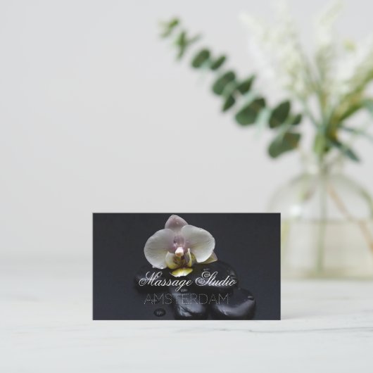 マッサージスタジオ 名刺 (スタンド正面)