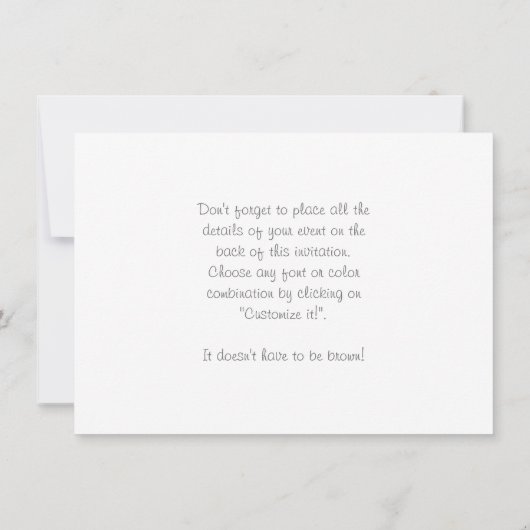 マッサージストーンズと木材 招待状 (裏面)