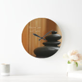 マッサージストーンズの写真 ラージ壁時計 (ホーム)