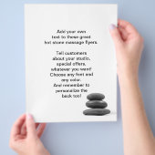 マッサージストーンズ写真 チラシ (手)