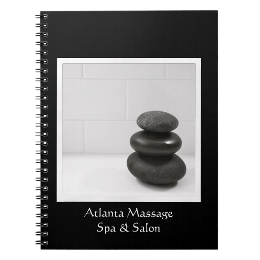 マッサージストーンズ写真 ノートブック (正面)