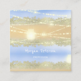 マッサージスパウェルネスパステル金ゴールドライト美しい 予約カード