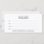 マッサージスパギフト証明書ヒーリングブラックストーンズ サンキューカード (裏面)