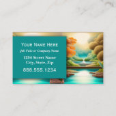 マッサージスパサロンウェルネスプロフェッショナルエグゼクティブ 名刺 (裏面)