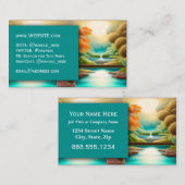 マッサージスパサロンウェルネスプロフェッショナルエグゼクティブ 名刺 (正面/裏面)