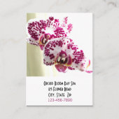 マッサージスパサロンフローラ蘭アポイントメントカード 予約カード (正面)