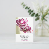 マッサージスパサロンフローラ蘭アポイントメントカード 予約カード (スタンド正面)