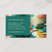 マッサージスパサロン爪、 ネイルプロフェッショナルエグゼクティブ 名刺 (正面)