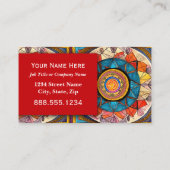 マッサージスパサロン爪、 ネイルプロフェッショナルエグゼクティブ 名刺 (裏面)