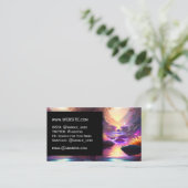 マッサージスパサロン霊気プロフェッショナルエグゼクティブ 名刺 (スタンド正面)