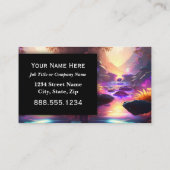 マッサージスパサロン霊気プロフェッショナルエグゼクティブ 名刺 (裏面)