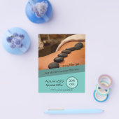 マッサージスパ事業チラシ割引オファー チラシ (シングル)