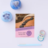 マッサージスパ事業チラシ割引オファー チラシ (シングル)