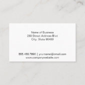 マッサージスパ | 水滴離れ 名刺 (裏面)