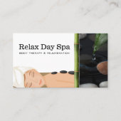 マッサージスパ | 水滴離れ 名刺 (正面)