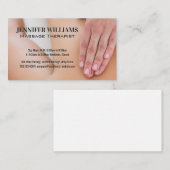 マッサージセッション | 手マッサージ 名刺 (正面/裏面)