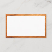 マッサージセッション |木製トリム 名刺 (裏面)