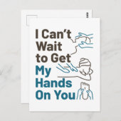 マッサージセラピストが手に入るのを待ち遠しい ポストカード (正面/裏面)