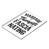 マッサージセラピストが断食する ノートブック (左側)