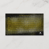 マッサージセラピストのアロエの熱い石造りの名刺 名刺 (裏面)
