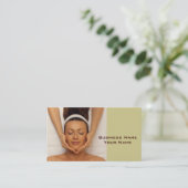 マッサージセラピストの名刺 名刺 (スタンド正面)