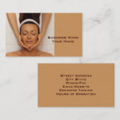 マッサージセラピストの名刺 名刺 (正面/裏面)