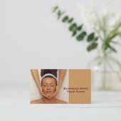 マッサージセラピストの名刺 名刺 (スタンド正面)