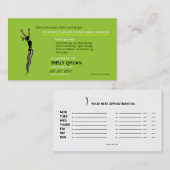 マッサージセラピストの名刺 名刺 (正面/裏面)