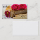 マッサージセラピストの自然なセラピーの健康 名刺 (正面/裏面)