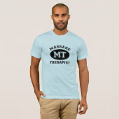 マッサージセラピストのTシャツ Tシャツ (正面フル)