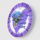 マッサージセラピストは時計カスタマイズ ラージ壁時計 (傾斜)