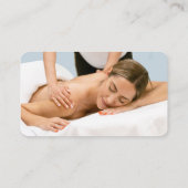 マッサージセラピストアポイントメント名刺 予約カード (裏面)