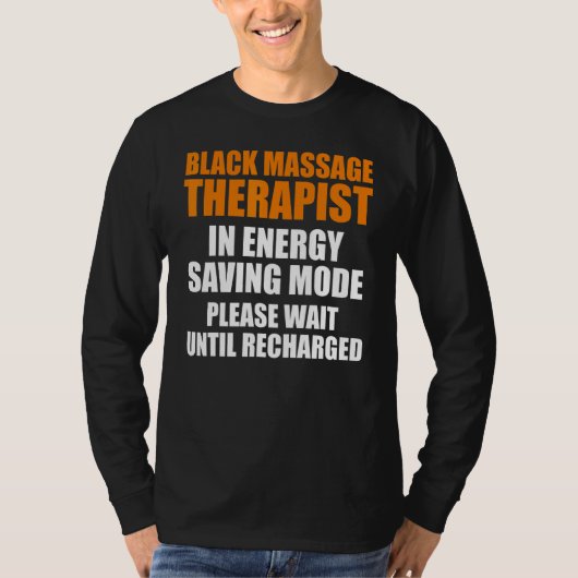 マッサージセラピストウェルネスセラピー3 Tシャツ (正面)