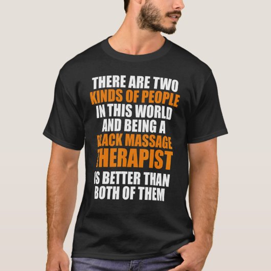 マッサージセラピストウェルネスセラピー8 Tシャツ (正面)