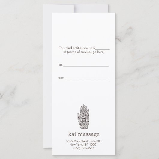 マッサージセラピストエナジーヒーラーヘンナロータス (裏面)