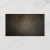 マッサージセラピストカイロプラクターヴィンテージ 名刺 (裏面)